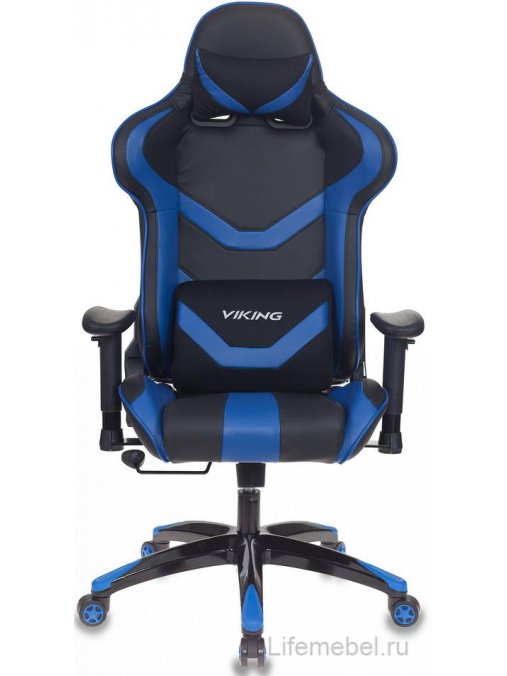 Компьютерное кресло Бюрократ CH-772N BL+BLUE черное / синее