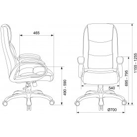 Компьютерное кресло Бюрократ CH-S840N