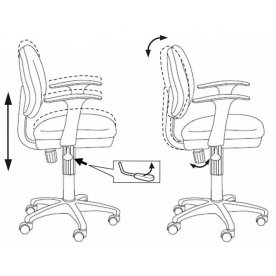 Компьютерное кресло CH-W356AXSN