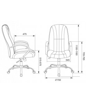 Компьютерное кресло Бюрократ T-898SL black