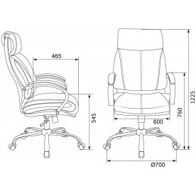 Компьютерное кресло Бюрократ T-9904NSL