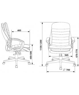 Компьютерное кресло Бюрократ T-9950LT/black