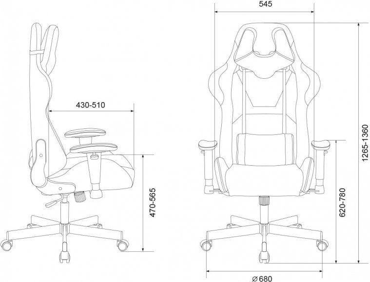 Компьютерное кресло Бюрократ Viking 7 Knight IT27 Fabric синее