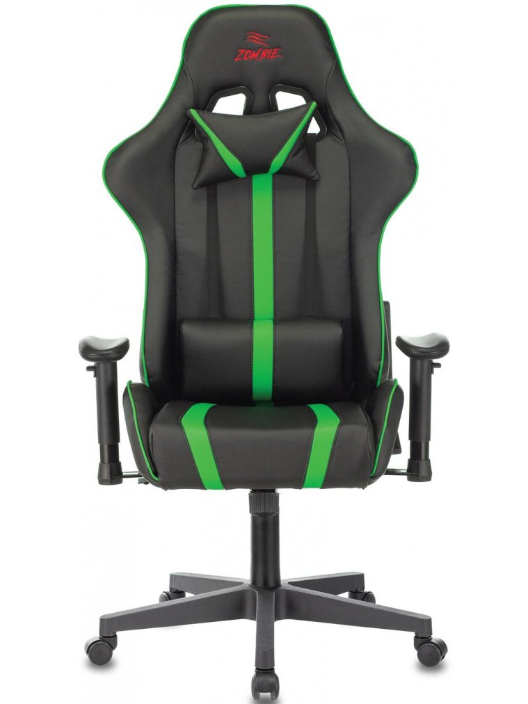 Компьтерное кресло Viking Zombie A4 gn черное / зеленое