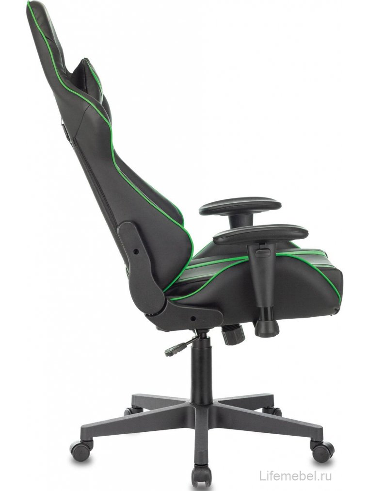 Компьтерное кресло Viking Zombie A4 gn черное / зеленое