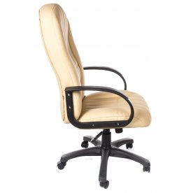 Компьютерное кресло CH767 бежевое из экокожи