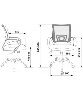 Компьютерное кресло CH-695NSL