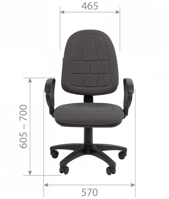 Компьютерное кресло Chairman 205 Т13 серый