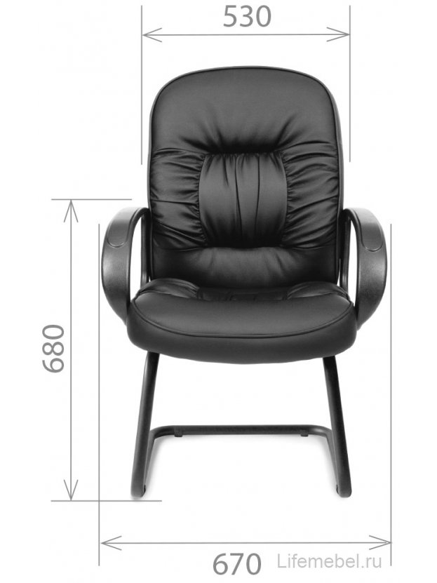 Компьютерное кресло Chairman 416V черное матовое