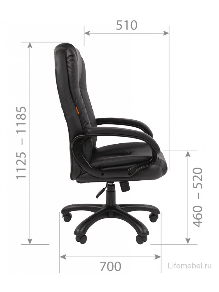 Компьютерное кресло Chairman 600 экопремиум / серый