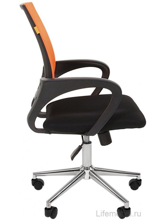 Компьютерное кресло Chairman 696 tw оранжевое / хром