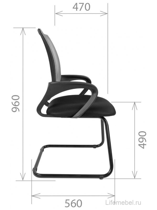 Компьютерное кресло Chairman 696 V TW-05 синее