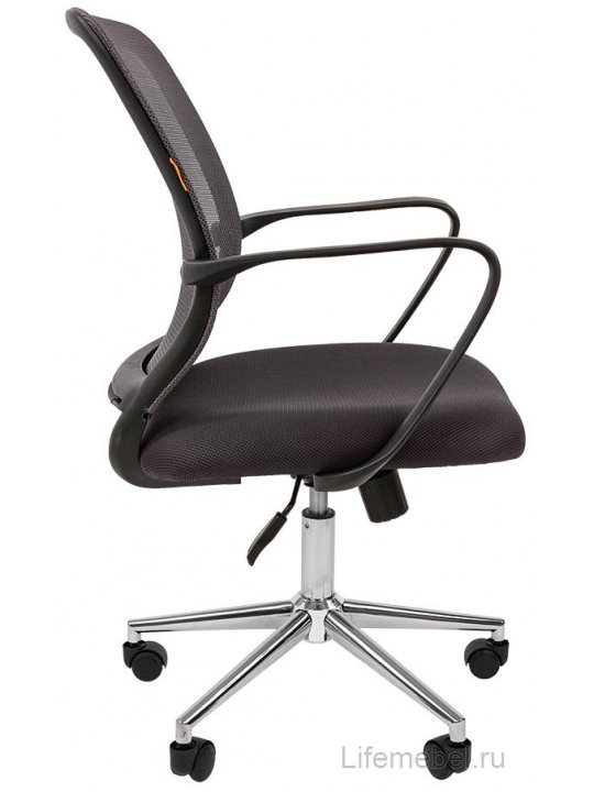 Компьютерное кресло Chairman 698 tw-04 серое / хром