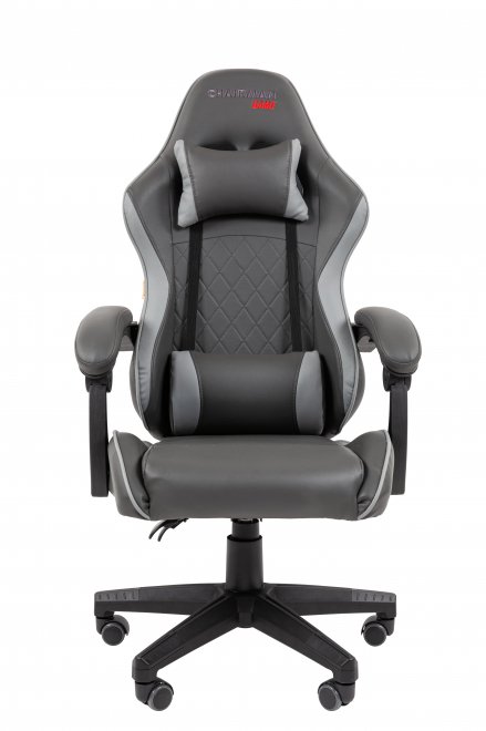 Компьютерное кресло Chairman CH28 экокожа черно-серый
