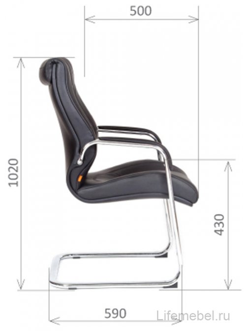 Компьютерное кресло Chairman FUGA V экопремиум черное 412 N