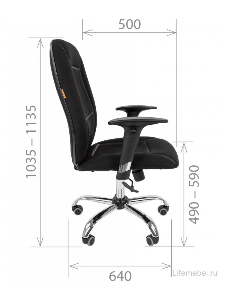 Компьютерное кресло Chairman 888 С-02 красное