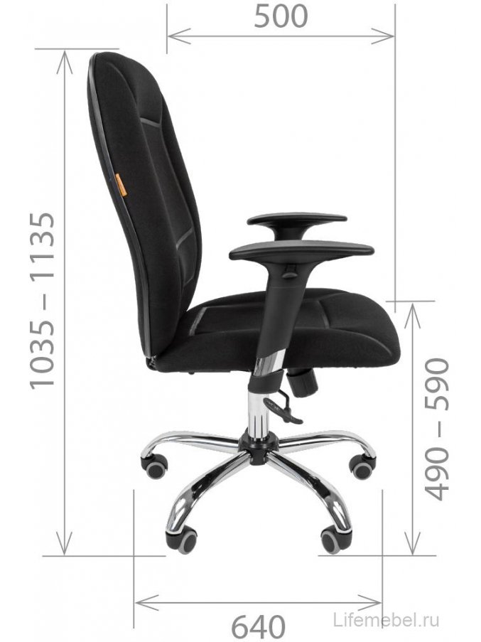 Компьютерное кресло Chairman 888 С-17 синее