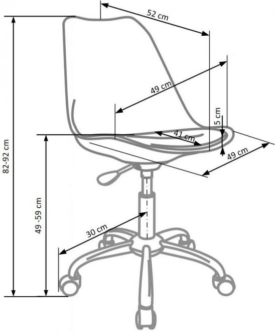 Компьютерное кресло Coco белое
