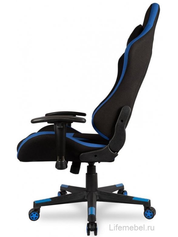 Компьютерное кресло College BX-3760 Black / Blue черное / синее