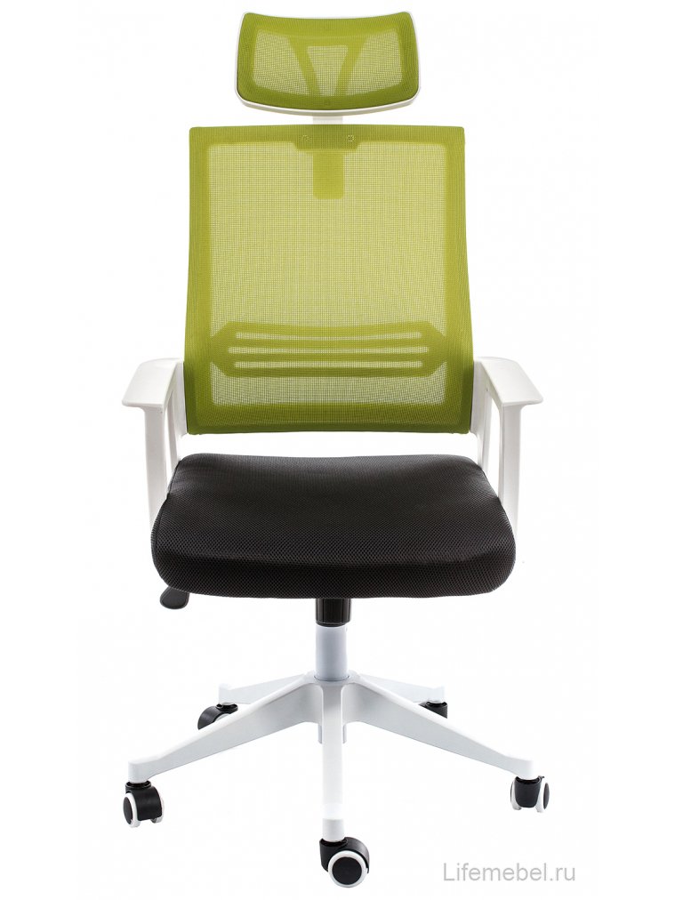 Компьютерное кресло Dreamer белое / черное / зеленое