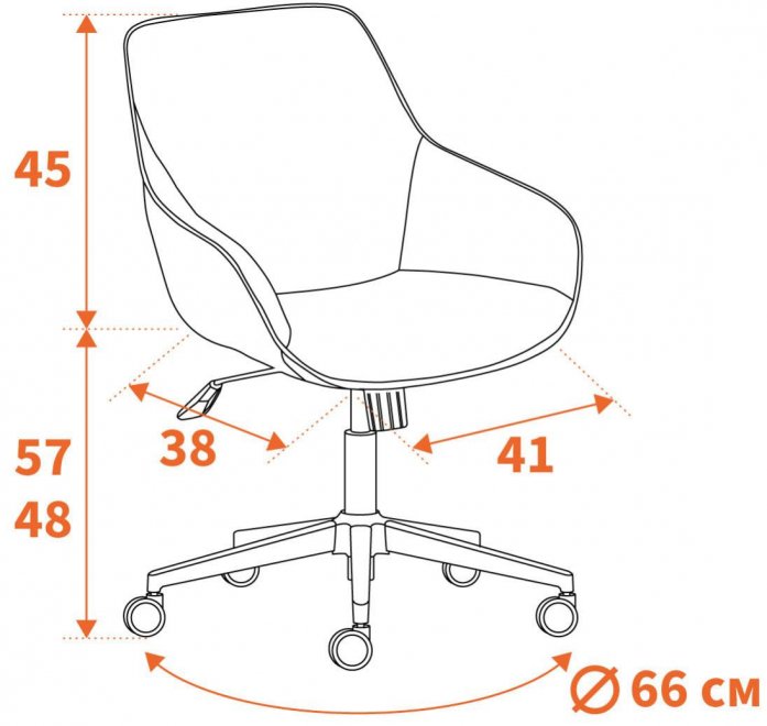 Компьютерное кресло Dublin/Дублин хром / вельвет серый