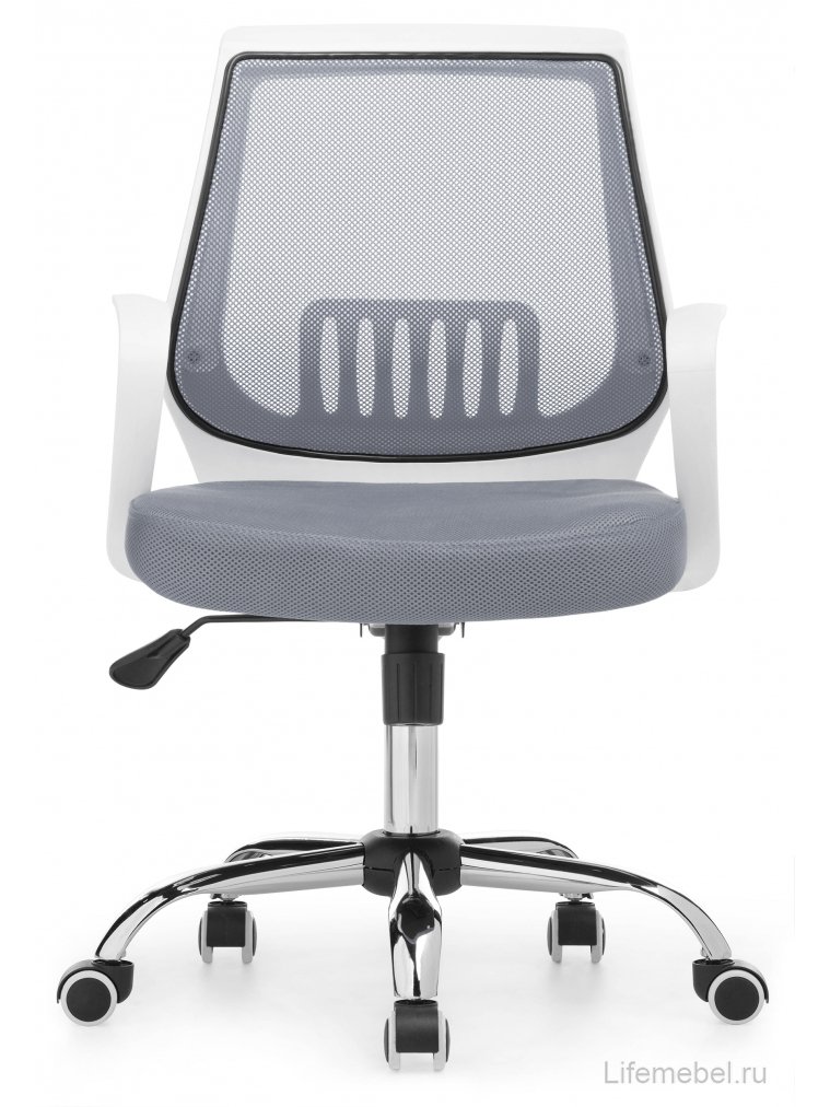 Компьютерное кресло Ergoplus light gray / white