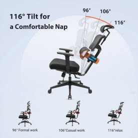 Компьютерное кресло Eureka ERK-OC12-B