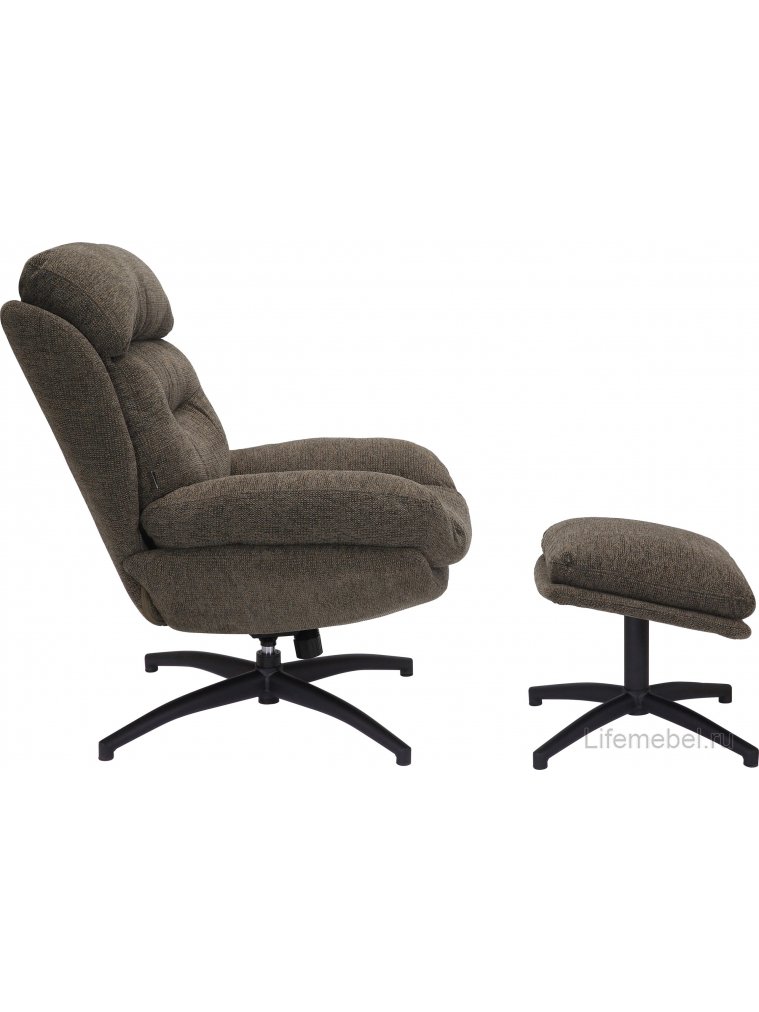 Компьютерное кресло Everprof Kiwi ткань темно-коричневый