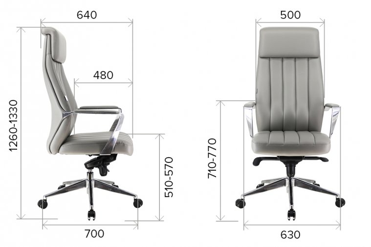 Компьютерное кресло Everprof Tokyo экокожа серый