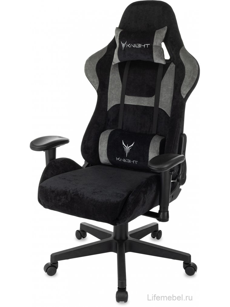 Компьютерное кресло Flame ткань черный / серый