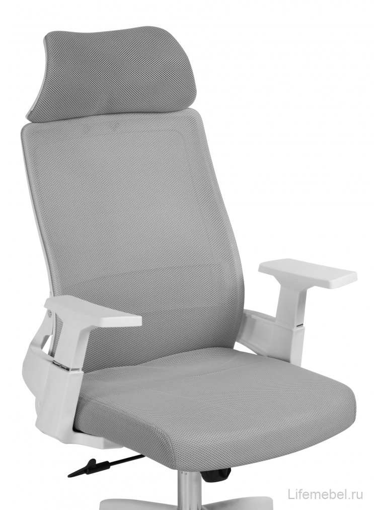 Компьютерное кресло Flok gray / white