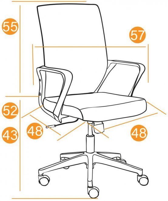Компьютерное кресло Galant черный / черный
