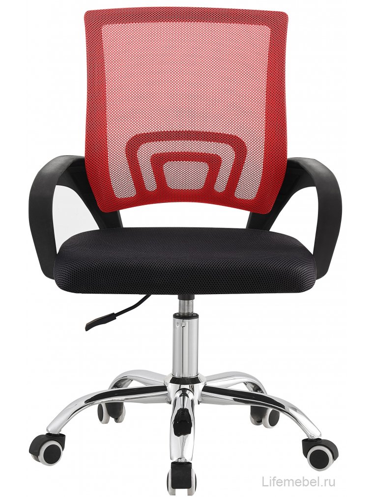 Компьютерное кресло Spectorс DC453 красная / черное / хром