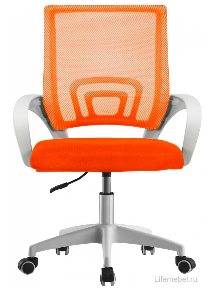 Компьютерное кресло Spectorс DC453 оранжевое / белый