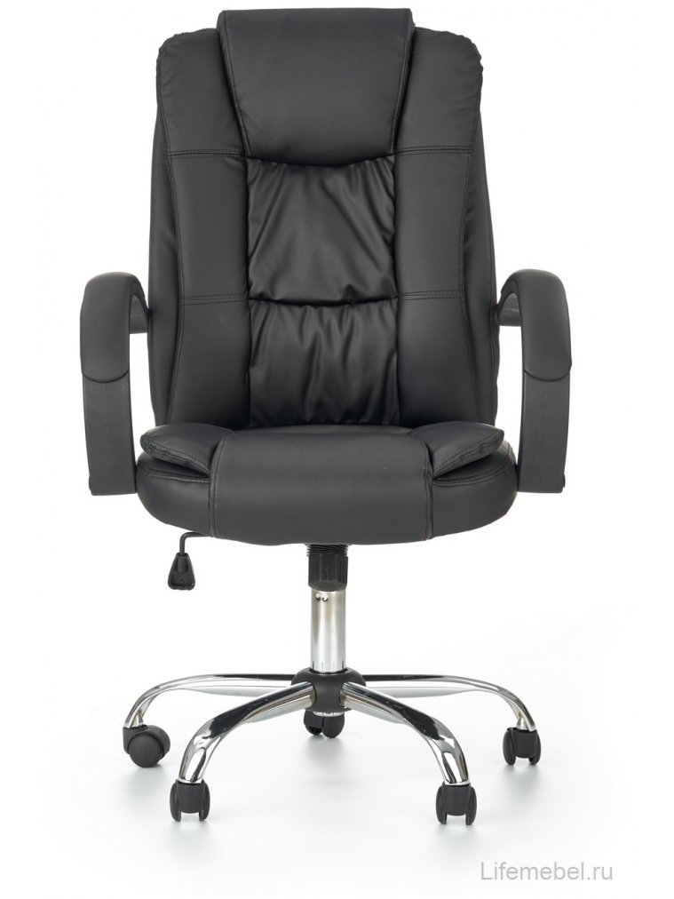 Компьютерное кресло Relax черная экокожа