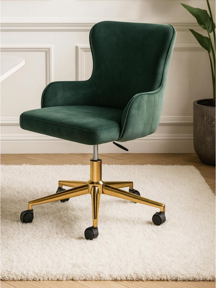 Компьютерное кресло Timoteo темно-зеленое