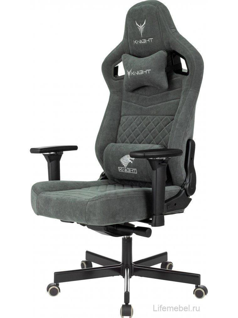 Компьютерное кресло Hunter искусственная замша серый