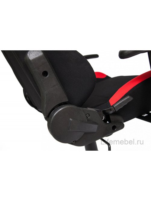 Компьютерное кресло iGear черное / красное ткань