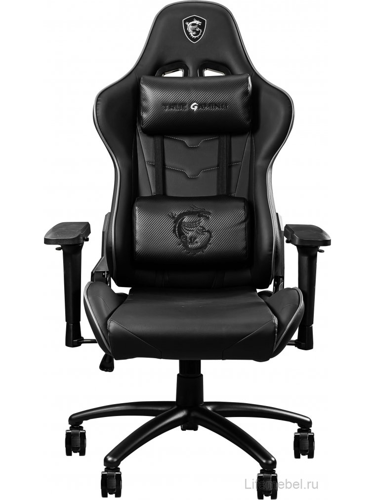 Компьютерное кресло Msi Mag экокожа черный