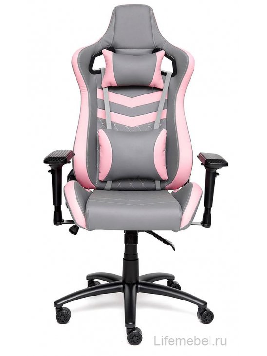 Компьютерное кресло iPinky серый / розовый