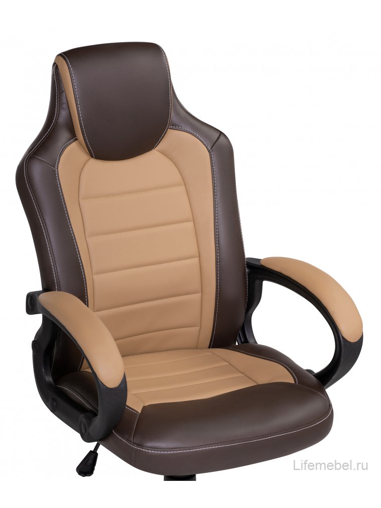 Компьютерное кресло Kadis коричневое / бежевое