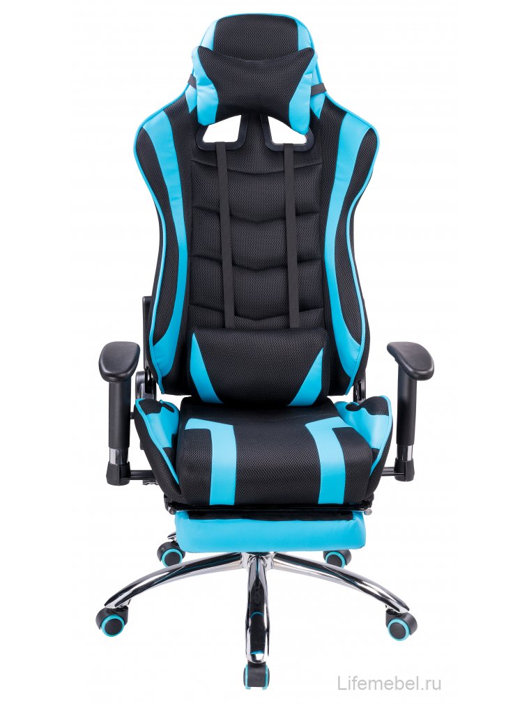 Компьютерное кресло Kano 1 light blue / black