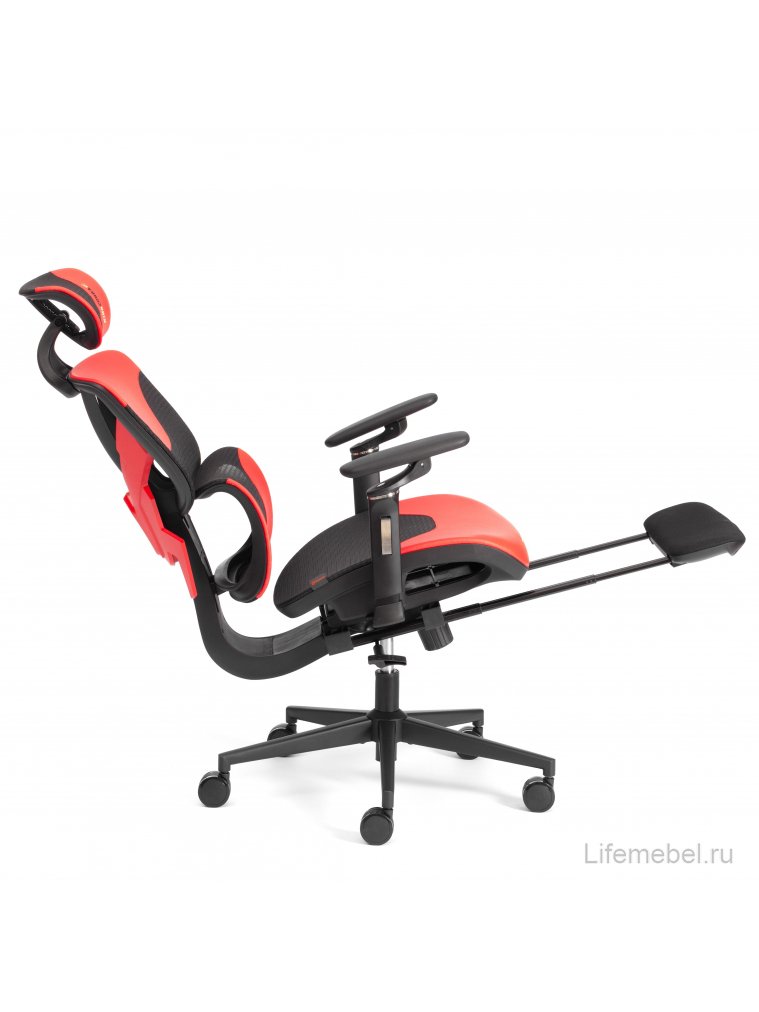 Компьютерное кресло KingCobra черный / красный