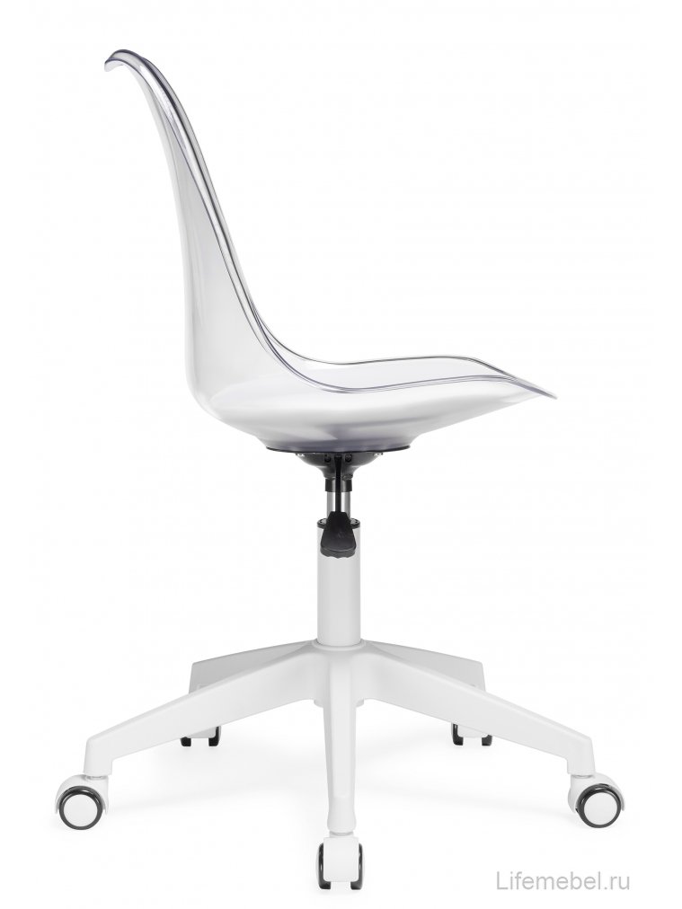 Компьютерное кресло Kolin clear / white