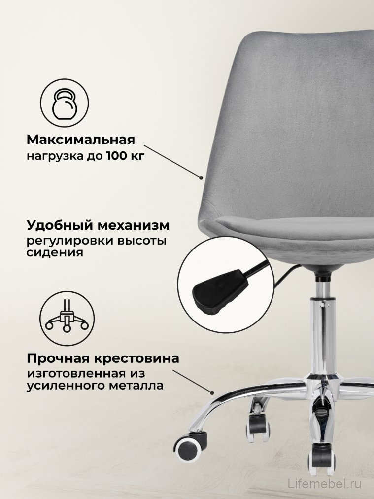 Компьютерное кресло Kolin gray fabric