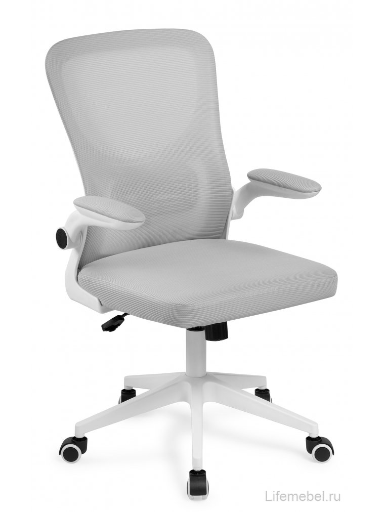 Компьютерное кресло Konfi light gray / white