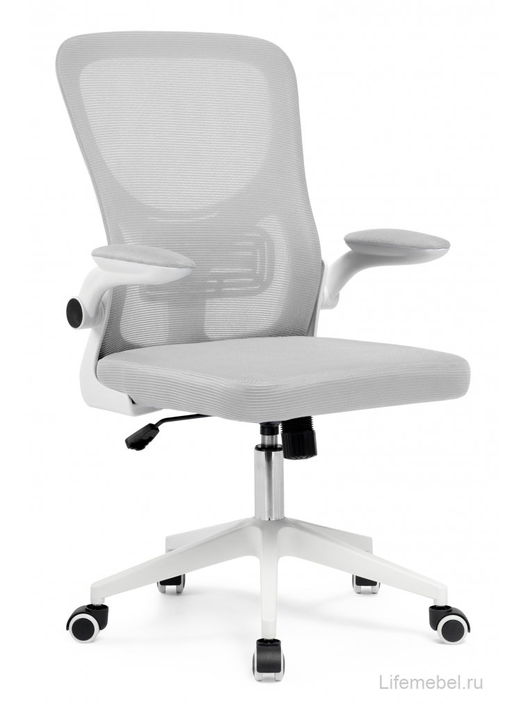 Компьютерное кресло Konfi light gray / white