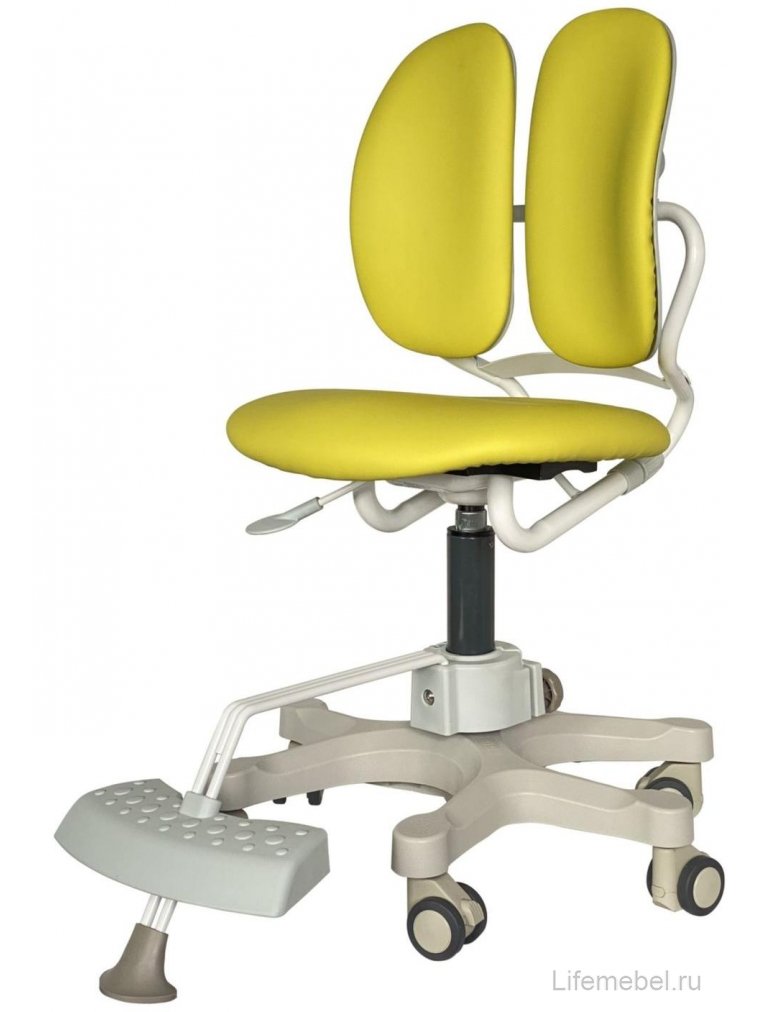 Компьютерное кресло DuoKids Kids MAX DR-289SF Mild lime 2SEL1 желтое