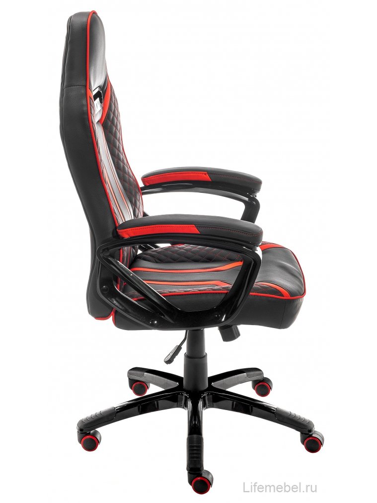 Компьютерное кресло Lazer черное / красное