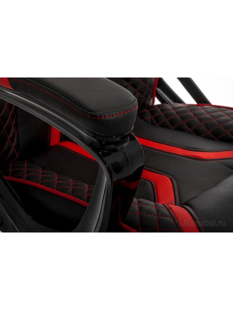 Компьютерное кресло Lazer черное / красное